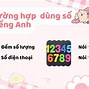 Cách Đếm Số Bằng Tiếng Anh