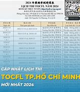 Lịch Thi Tocfl 2023 Tại Tphcm